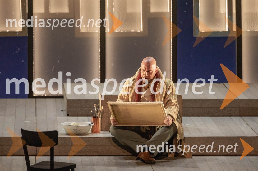  Jože Vidic, operni pevec, bariton, Slovenski oktetLa Bohème, premiera opere v SNG Opera in balet