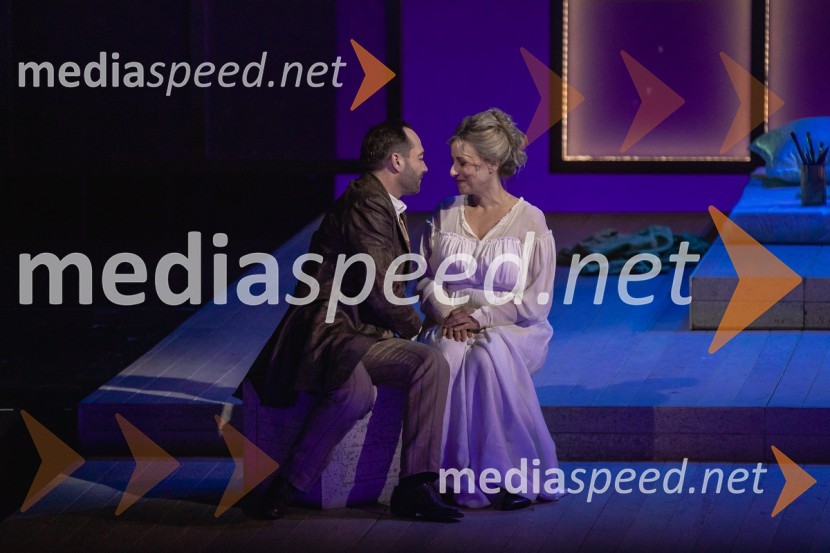  Aljaž Farasin, operni pevec;  Martina  Zadro, operna pevkaLa Bohème, premiera opere v SNG Opera in balet