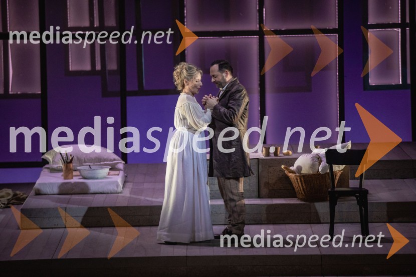  Martina  Zadro, operna pevka;  Aljaž Farasin, operni pevecLa Bohème, premiera opere v SNG Opera in balet