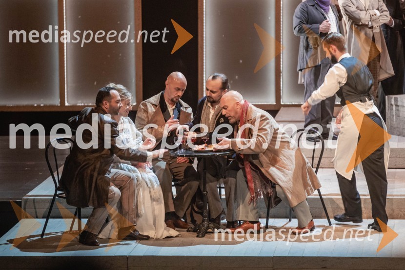  Aljaž Farasin, operni pevec;  Martina  Zadro, operna pevka;  Peter Martinčič, operni pevec;  Neven Crnić, operni pevec;  Jože Vidic, operni pevec, bariton, Slovenski oktetLa Bohème, premiera opere v SNG Opera in balet