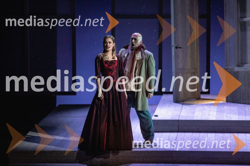  Nika Gorič, sopranistka;  Jože Vidic, operni pevec, bariton, Slovenski oktetLa Bohème, premiera opere v SNG Opera in balet