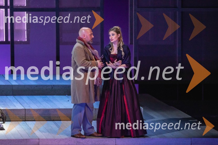  Jože Vidic, operni pevec, bariton, Slovenski oktet;  Nika Gorič, sopranistkaLa Bohème, premiera opere v SNG Opera in balet