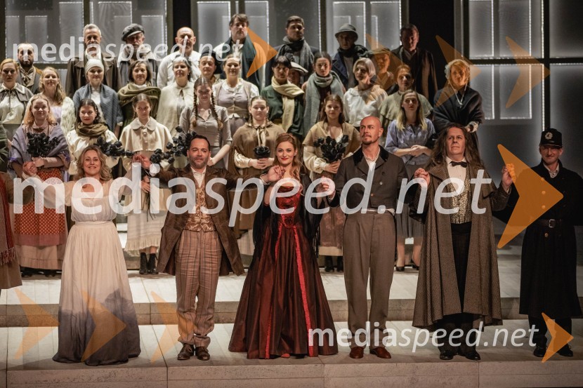  Martina  Zadro, operna pevka;  Aljaž Farasin, operni pevec;  Nika Gorič, sopranistka;  Peter Martinčič, operni pevec;  Robert Brezovar, operni pevecLa Bohème, premiera opere v SNG Opera in balet
