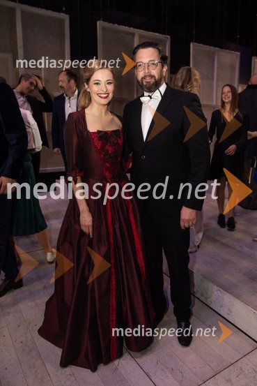  Nika Gorič, sopranistka;  Marko  Hribernik, dirigent, umetniški direktor opereLa Bohème, premiera opere v SNG Opera in balet