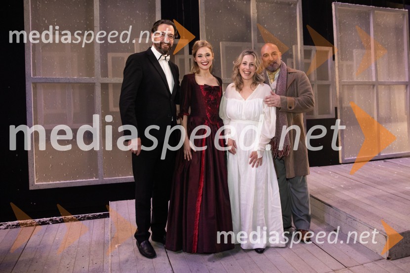  Marko  Hribernik, dirigent, umetniški direktor opere;  Nika Gorič, sopranistka;  Martina  Zadro, operna pevka;  Jože Vidic, operni pevec, bariton, Slovenski oktetLa Bohème, premiera opere v SNG Opera in balet