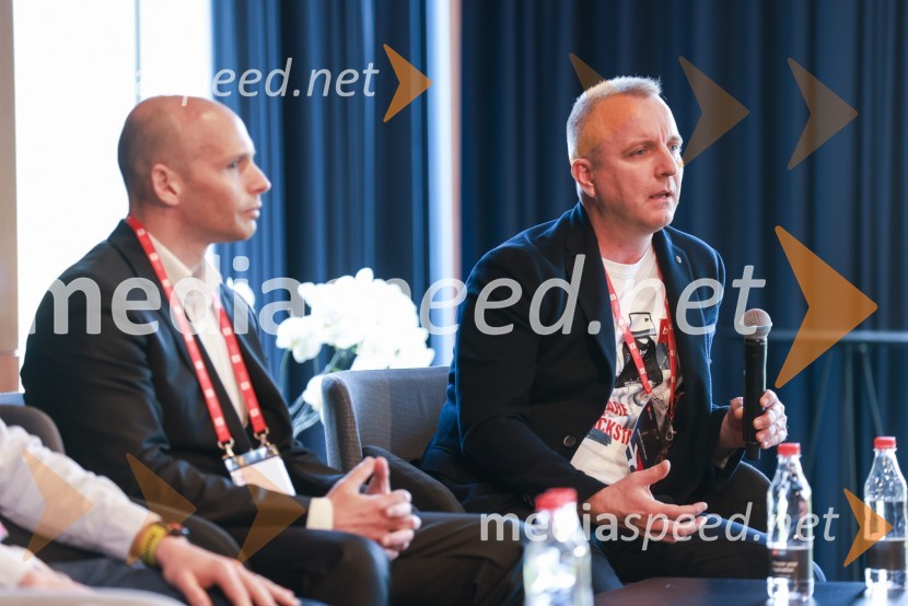  Žiga Mrak, Sanoloabor d.d.;  Jernej Rehar, direktor in solastnik, Business SolutionsBS Talks – konferenca o digitalizaciji