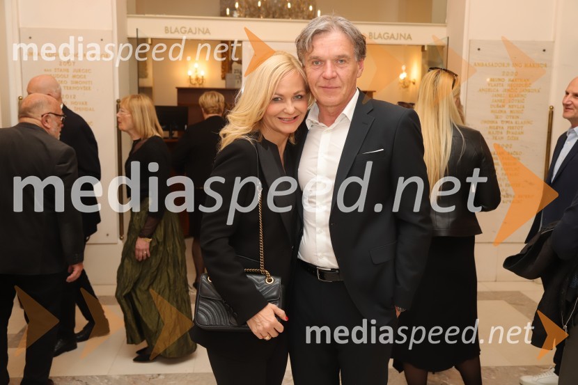 dr. Jerneja Kastelic, direktorica, Farmadent; mag. David Kastelic, predsednik uprave, Grawe zavarovalnica d.dPremiera baleta Grk Zorba v SNG Maribor