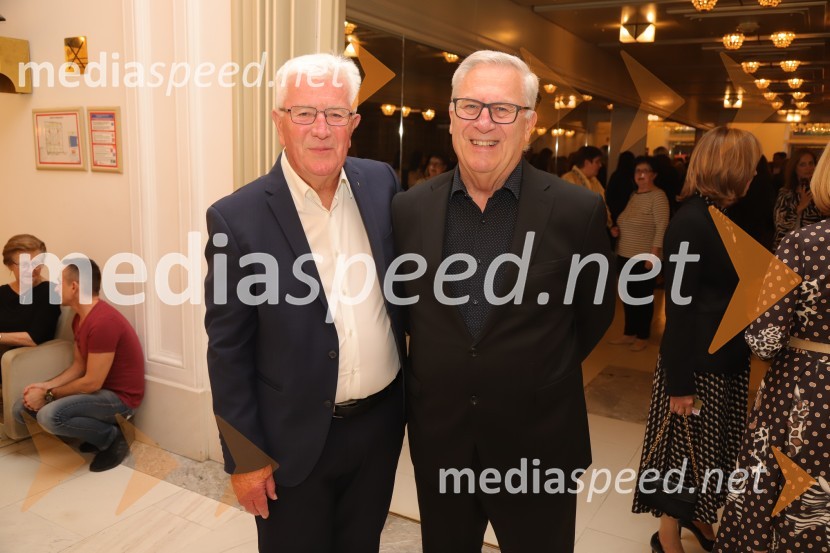  Milan Lukić, prokurist podjetja Lumar;  Milan Razdevšek, nekdanji direktor Zavoda za turizem MariborPremiera baleta Grk Zorba v SNG Maribor