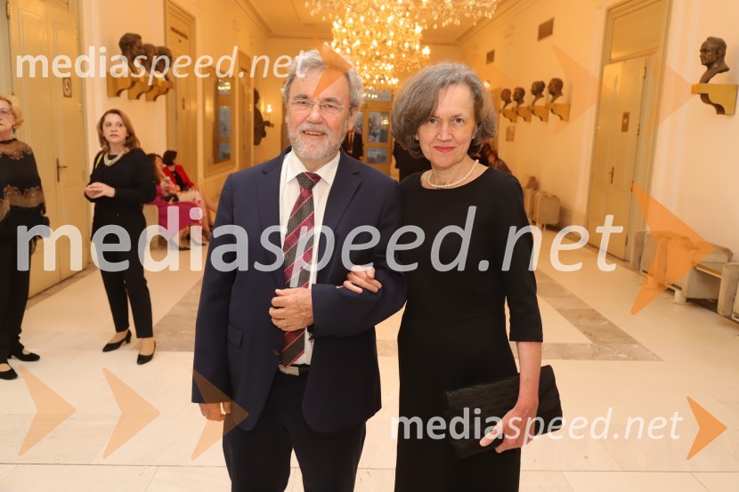 mag. Zdravko Luketič, mestni svetnik MOM, Nova Slovenija – Krščanski demokrati;  Nilda LuketičPremiera baleta Grk Zorba v SNG Maribor