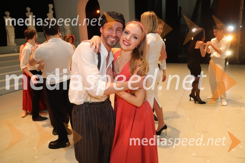  Davide Buffone, baletni plesalec;  Mina Radaković, baletna plesalkaPremiera baleta Grk Zorba v SNG Maribor