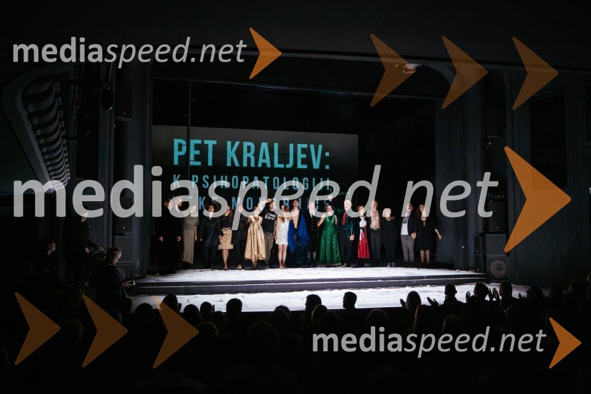 Premiera krstne uprizoritve drame v SLG Celje: Pet kraljev: K psihopatologiji neke monarhije