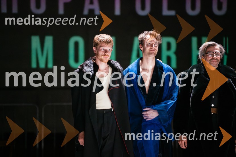  Borut Doljšak, igralec;  Luka Bokšan, igralec;  Aljoša Koltak, igralecPremiera krstne uprizoritve drame v SLG Celje: Pet kraljev: K psihopatologiji neke monarhije