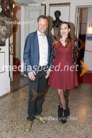  Luka Nabergoj, pomočnik ravnateljice SNG Drama Ljubljana;  Gaja Višnar, igralkaCyrano de Bergerac, premiera v SNG Drama Ljubljana