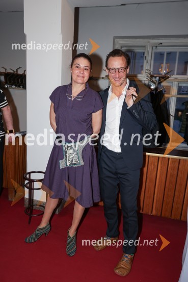  Pia Zemljič, igralka;  Marko  Mandić, igralecCyrano de Bergerac, premiera v SNG Drama Ljubljana