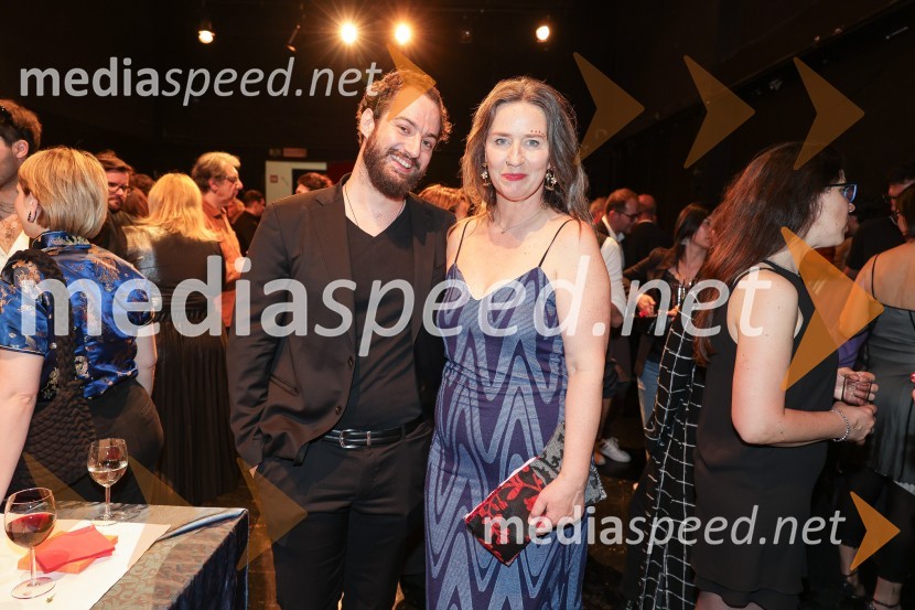  Gal  Oblak, igralec ;  Nina Valič, igralka, pisateljicaCyrano de Bergerac, premiera v SNG Drama Ljubljana