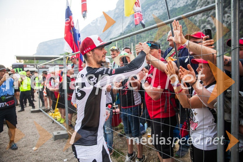  Tim Gajser, motokrosist, ekipa HRC (Honda Racing Corporation)MXGP VN Trentina, Italija