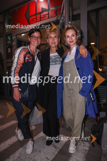  Simona  Belle, služba za stike z javnostmi MGL;  Barbara Hieng Samobor, direktorica in umetniška vodja MGL;  Iva Krajnc Bagola, igralkaTradicionalni koncert MGL&AGRFT v Kino Šiška