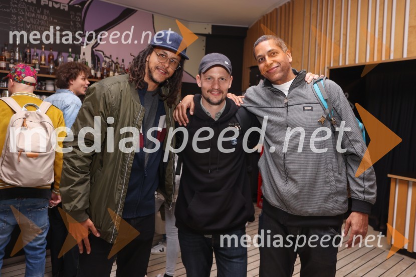  Peter Nzobandora;  Jernej Gašperin, igralec;  Joseph Nzobandora - Jose, igralec in raper, Murat & JoseTradicionalni koncert MGL&AGRFT v Kino Šiška