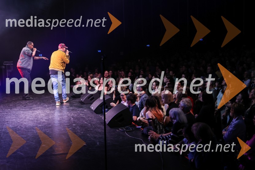  Joseph Nzobandora - Jose, igralec in raper, Murat & Jose;  Marko Gregorčič - Murat, raper,pisec besedil, Murat & JoseTradicionalni koncert MGL&AGRFT v Kino Šiška