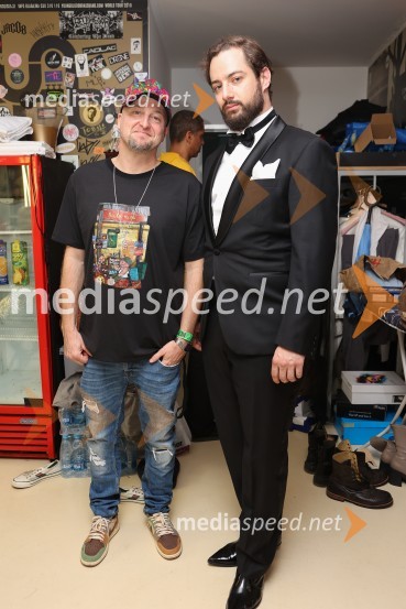  Marko Gregorčič - Murat, raper,pisec besedil, Murat & Jose;  Gal  Oblak, igralec Tradicionalni koncert MGL&AGRFT v Kino Šiška