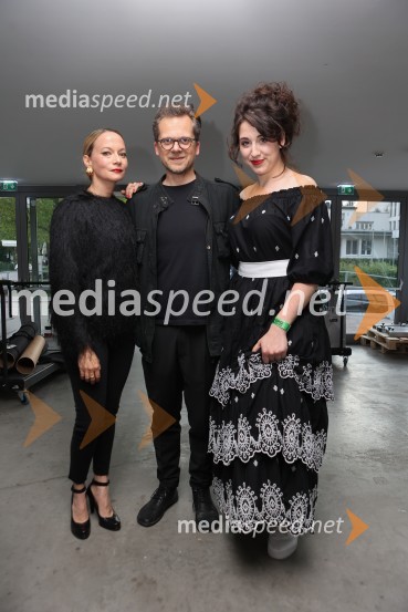  Viktorija Bencik Emeršič, igralka;  Sašo Vollmaier, pianist;  Mojka Končar, igralkaTradicionalni koncert MGL&AGRFT v Kino Šiška