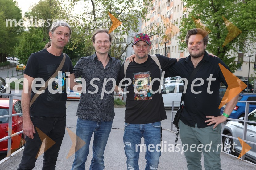  Žiga Kožar, bobnar, ReCover;  Miha Petric, glasbenik;  Marko Gregorčič - Murat, raper,pisec besedil, Murat & Jose;  Grega Skaza, glasbenikTradicionalni koncert MGL&AGRFT v Kino Šiška