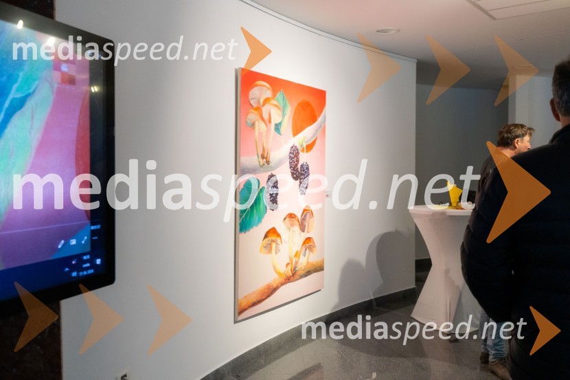 Odprtje razstave Barbare Kastelec: Gobe, hrana bogov v Generali galeriji