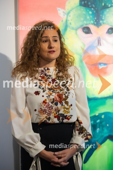   Svetlana Almaš, vodja marketinga in komunikacij zavarovalnice GeneraliOdprtje razstave Barbare Kastelec: Gobe, hrana bogov v Generali galeriji