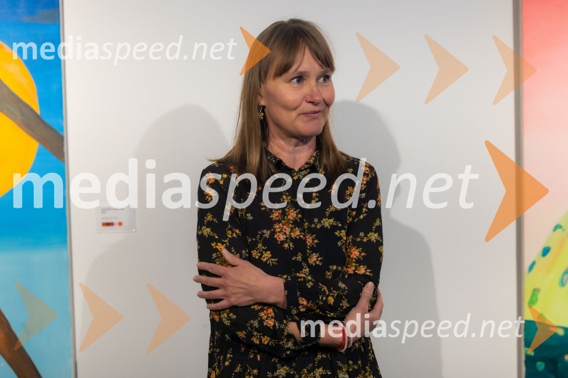  Barbara Kastelec, akademska slikarkaOdprtje razstave Barbare Kastelec: Gobe, hrana bogov v Generali galeriji