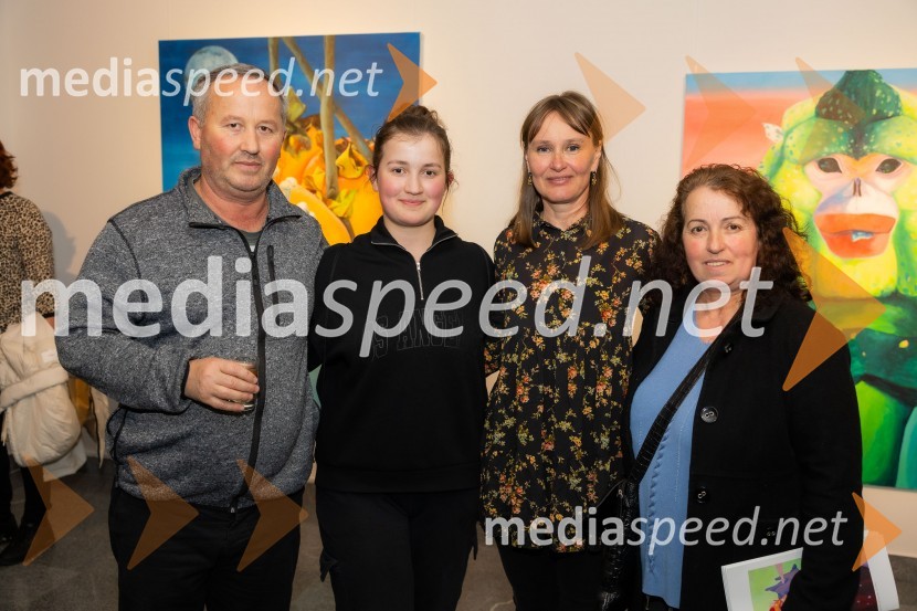  ... ;  ... ;  Barbara Kastelec, akademska slikarka;  ... Odprtje razstave Barbare Kastelec: Gobe, hrana bogov v Generali galeriji