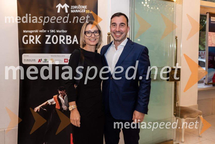  Greta Šter, vodja korporativnega komuniciranja in PR pri Telemach Slovenija;   Marko Šter, TelemachManagerski večer v SNG Maribor