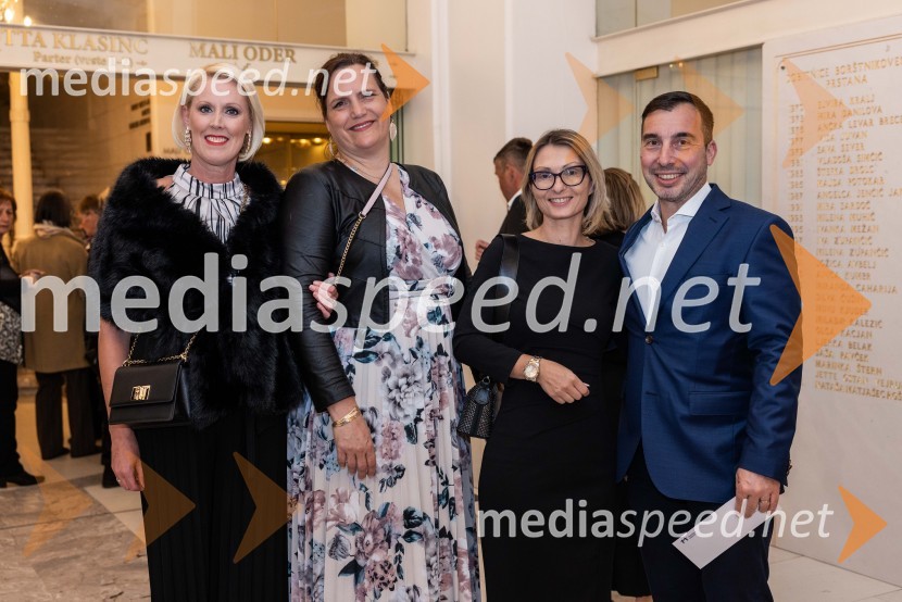  Petra Juvančič, izvršna direktorica, Združenje Manager;  Sonja Vidonja, Združenje manager;  Greta Šter, vodja korporativnega komuniciranja in PR pri Telemach Slovenija;   Marko Šter, TelemachManagerski večer v SNG Maribor