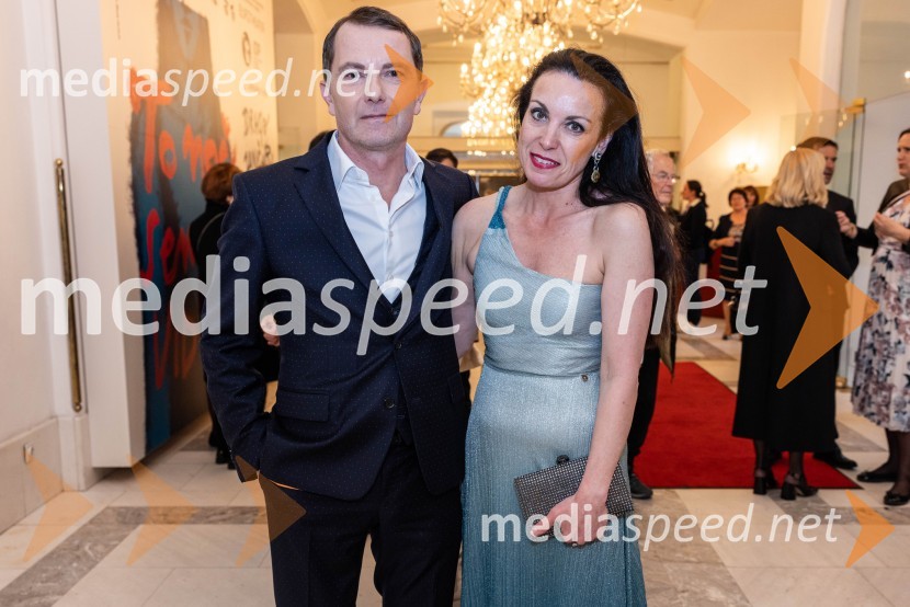  Tomaž Orešič, podpredsednik skupine Resalta;  Tijana Orešič Barač, dr. med. specialistka dermatologijeManagerski večer v SNG Maribor