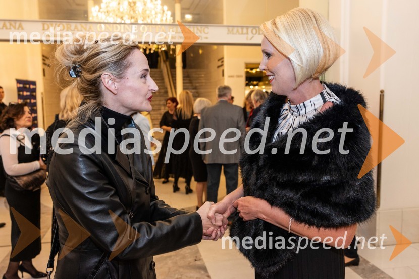  Valentina Turcu, koreografinja in baletna solistka;  Petra Juvančič, izvršna direktorica, Združenje ManagerManagerski večer v SNG Maribor