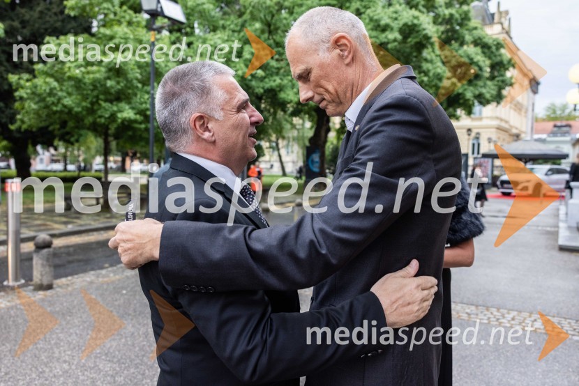  Marko Lotrič, predsednik, Državni svet; dr. Iztok Seljak, predsednik, Združenje ManagerManagerski večer v SNG Maribor