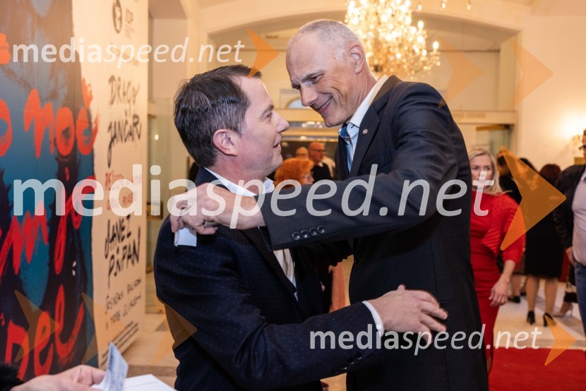  Tomaž Orešič, podpredsednik skupine Resalta; dr. Iztok Seljak, predsednik, Združenje ManagerManagerski večer v SNG Maribor