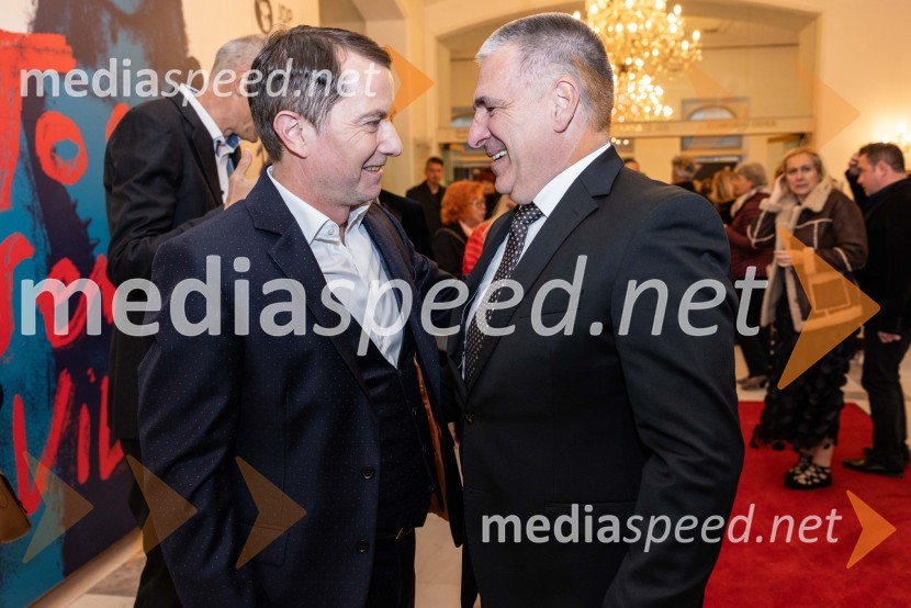  Tomaž Orešič, podpredsednik skupine Resalta;  Marko Lotrič, predsednik, Državni svetManagerski večer v SNG Maribor