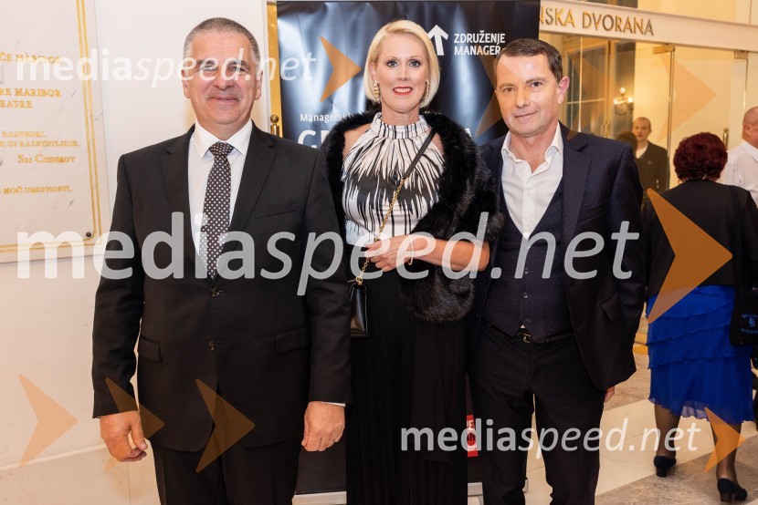  Marko Lotrič, predsednik, Državni svet;  Petra Juvančič, izvršna direktorica, Združenje Manager;  Tomaž Orešič, podpredsednik skupine ResaltaManagerski večer v SNG Maribor
