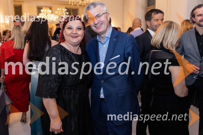 mag. Sabina Sobočan, direktorica, Varis Lendava d.d.;  Franci Pliberšek, lastnik in generalni direktor podjetja MIK d.o.o.Managerski večer v SNG Maribor