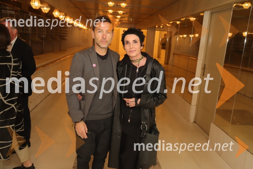  Aleš Novak, umetniški direktor Festival Borštnikovo srečanje;  Tajka  Šnuderl NovakPrizori iz zakonskega življenja, premiera drame SNG Maribor