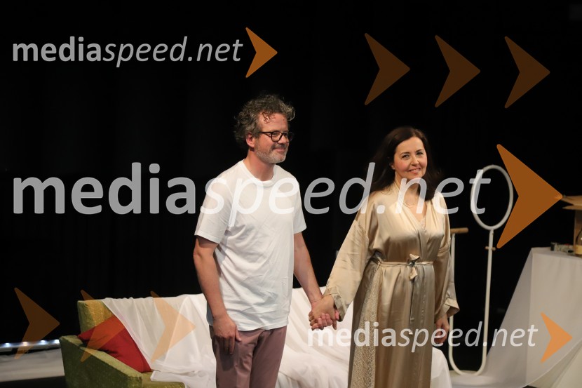  Vojko Belšak, igralec;  Ksenija Mišič, igralkaPrizori iz zakonskega življenja, premiera drame SNG Maribor