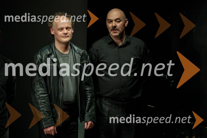  Gašper Jarni, igralec;  Gaber K. Trseglav, igralecPremiera drame Teci, Maša, teci v MGL