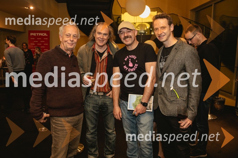  ... ;  ... ;  Gaber K. Trseglav, igralec;  Laren  Polič Zdravič, glasbenik in igralecPremiera drame Teci, Maša, teci v MGL