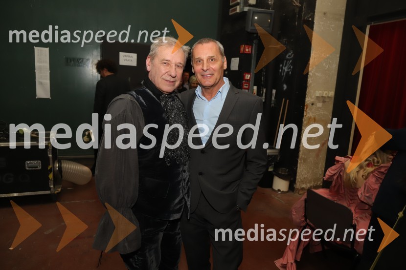  Aleš Valič, igralec;  Danilo Rošker, direktor SNG MariborAmadeus, premiera drame v SNG Maribor
