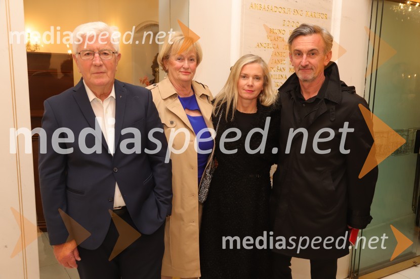  Milan Lukić, prokurist podjetja Lumar IG;  Hilda Lukić;  Alenka  Lukić, prof. za oblikovanje na Srednji šoli za oblikovanje MB;  Marko Lukić, lastnik in direktor družbe Lumar IGAmadeus, premiera drame v SNG Maribor