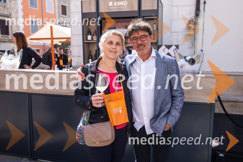  Lili Vodušek, Merit Int.;  Valter Kramar, Hiša FrankoOrange Wine Festival Izola 2024