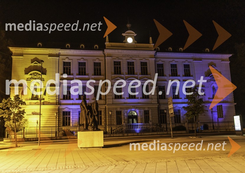 Gimnazija Kranj v barvah Evropske unije