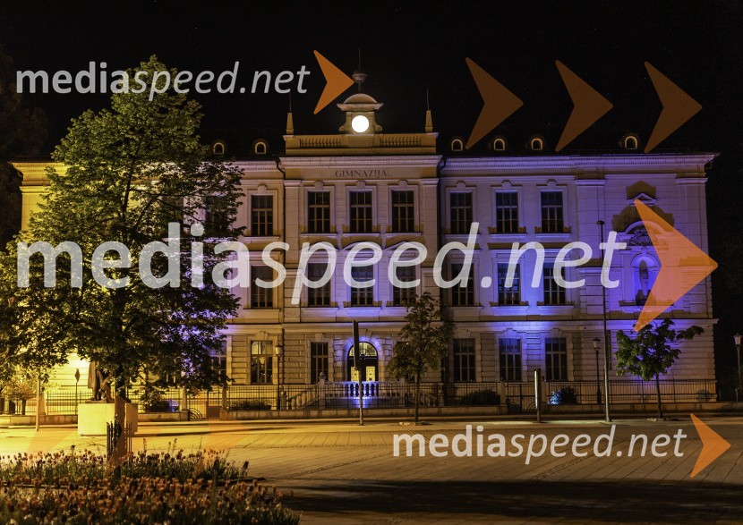 Gimnazija Kranj v barvah Evropske unije