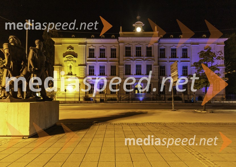 Gimnazija Kranj v barvah Evropske unije