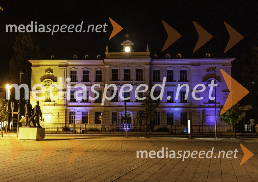 Gimnazija Kranj v barvah Evropske unije